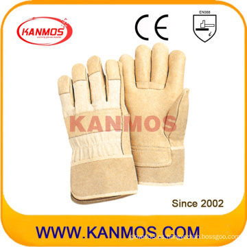 Amarillo 11 &quot;cuero de cerdo de trabajo de cuero Guantes de seguridad industrial (22005)